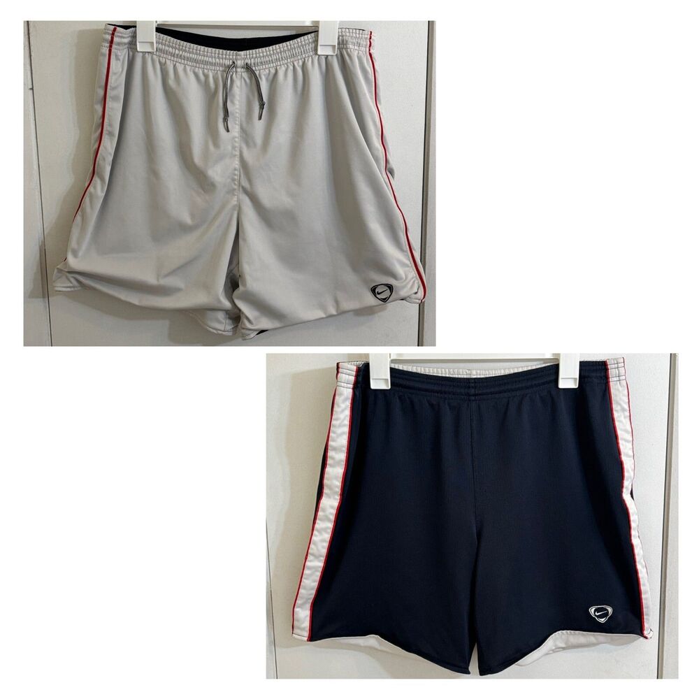 Men's Nike 7" Reversible Shorts Medium White/Navy